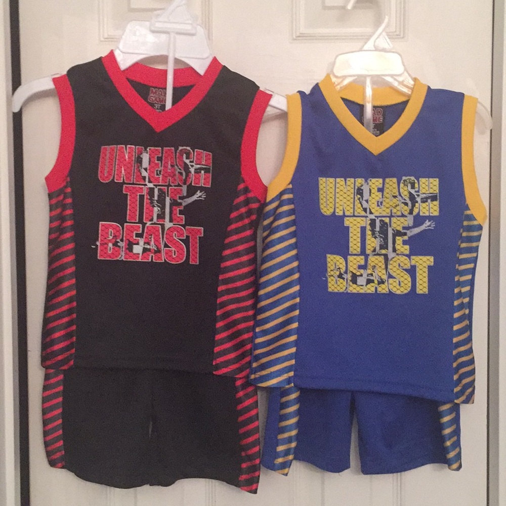 Mad Game”Unleash the Beast”T-Shirt&Shorts-2 Pc Set